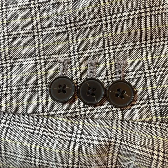 Banana Republic Long and Lean Black White Women’s Blazer Size 0 NWT - Picture 6 of 11